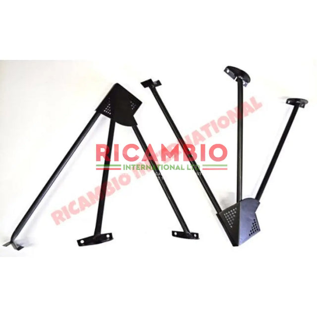 Rear Engine Lid Stay Brackets - Fiat 600 - Body Panels