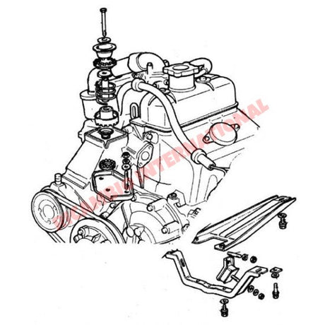 Rear Engine Mount Bolt- Classic Fiat 500 126 - Engine & Mountings