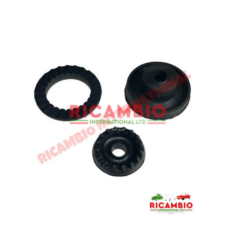 Rear Engine Mount Spring Rubber Seat Kit - Classic Fiat 500R - Engine & Mountings