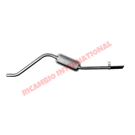 Rear Exhaust - Fiat 1100,1200 - Exhaust