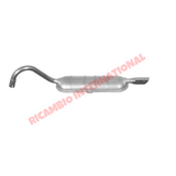Rear Exhaust - Fiat 124 Spider - Exhaust