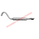 Rear Exhaust - Fiat 124 Sport Coupe - Exhaust