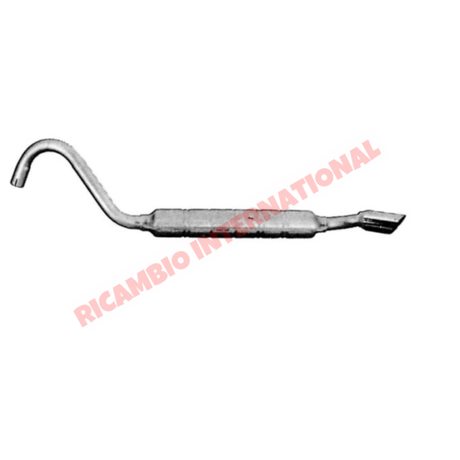 Rear Exhaust - Fiat 124 Sport Coupe - Exhaust