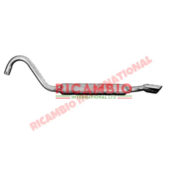 Rear Exhaust - Fiat 124 Sport Coupe - Exhaust