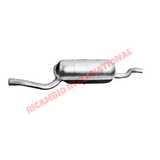 Rear Exhaust - Fiat 127 - 127 & 128