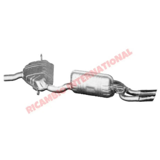 Rear Exhaust - Fiat Barchetta - Exhaust