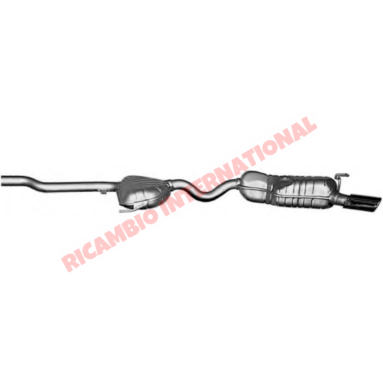 Rear Exhaust - Fiat Coupe - Exhaust