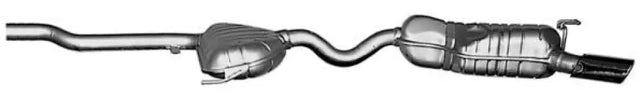 Rear Exhaust - Fiat Coupe - Exhaust