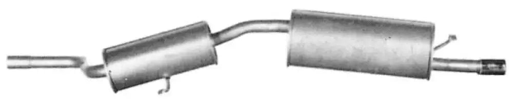 Rear Exhaust - Fiat Uno - exhaust