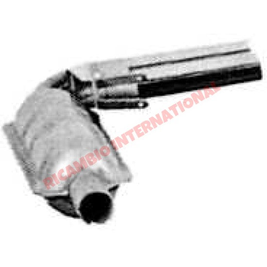 Rear Exhaust inc Chrome Twin Tail Pipes - Autobianchi A112 - Exhaust & Relates Parts