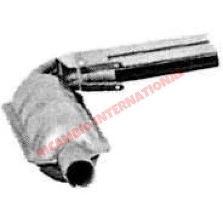 Rear Exhaust inc Chrome Twin Tail Pipes - Autobianchi A112 - Exhaust & Relates Parts