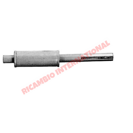 Rear Exhaust Silencer (Chrome Tail Pipe) - Lancia Fulvia - Lancia Fulvia