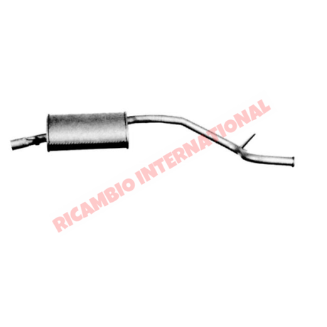 Rear Exhaust Silencer - Classic Fiat Panda - Exhaust