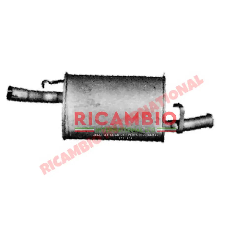 Rear Exhaust Silencer - Classic Fiat Panda - Exhaust