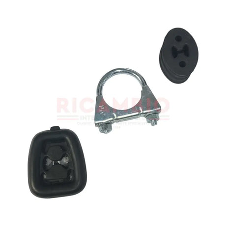 Rear Exhaust Silencer - Classic Fiat Panda - ADD MOUNTS & CLAMP - exhaust