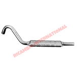 Rear Exhaust Silencer - Fiat 124 Spider - Exhaust