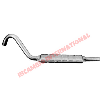 Rear Exhaust Silencer - Fiat 124 Spider - Exhaust