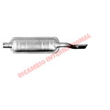 Rear Exhaust Silencer - Fiat 125 - Exhaust