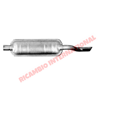Rear Exhaust Silencer - Fiat 125 - Exhaust