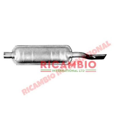 Rear Exhaust Silencer - Fiat 125 - Exhaust