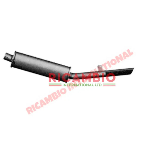 Rear Exhaust Silencer - Fiat 1500 1600 - Exhaust