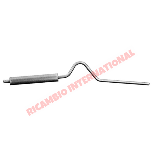 Rear Exhaust Silencer - Fiat 500 Topolino A,B,C - Exhaust and Associated Parts