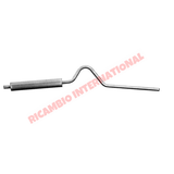 Rear Exhaust Silencer - Fiat 500 Topolino A,B,C - Exhaust and Associated Parts