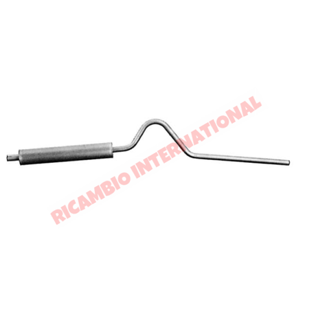 Rear Exhaust Silencer - Fiat 500 Topolino A,B,C - Exhaust and Associated Parts