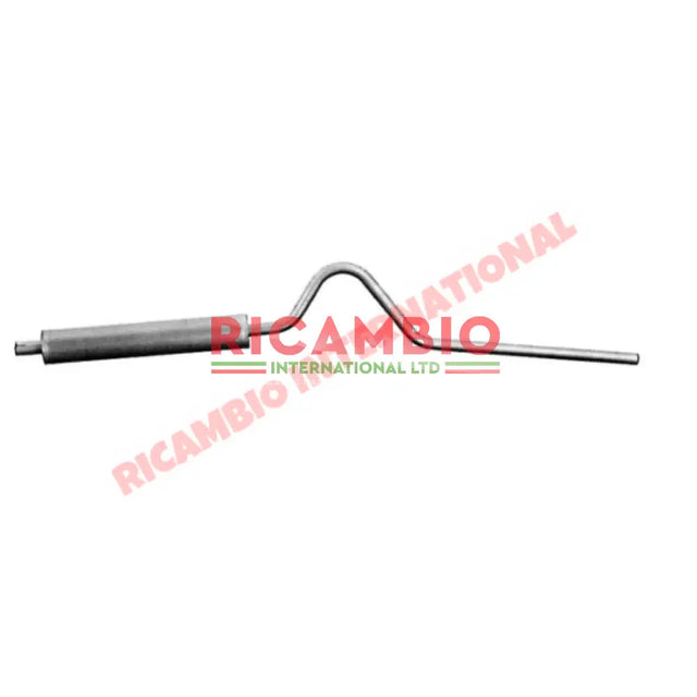 Rear Exhaust Silencer - Fiat 500 Topolino A,B,C - Exhaust and Associated Parts