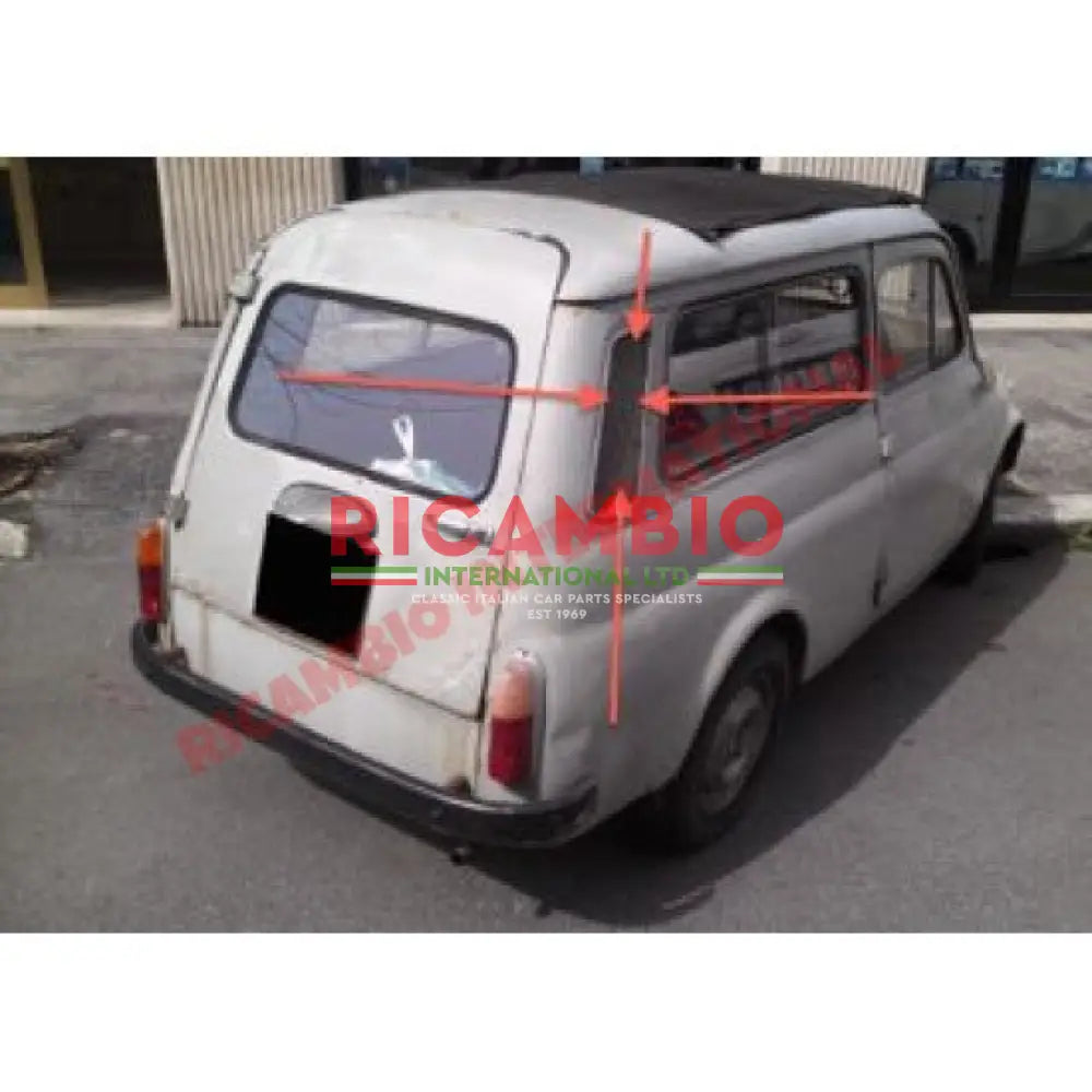 Rear Grille Vents - Classic Fiat 500 - Classic Fiat 500 Parts & Spares