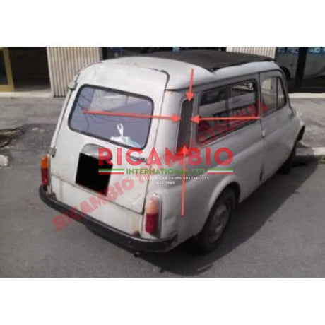 Rear Grille Vents - Classic Fiat 500 - Classic Fiat 500 Parts & Spares