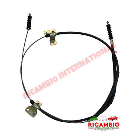 Rear Handbrake Cable - Fiat 125,132 - Brake Parts & Components