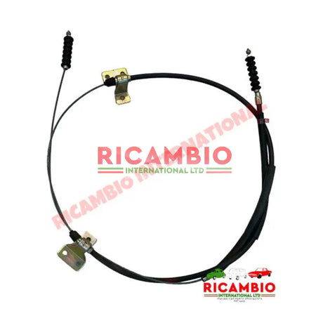 Rear Handbrake Cable - Fiat 125,132 - Brake Parts & Components