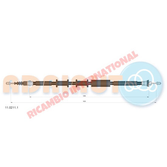 Rear Handbrake Cable - Fiat Barchetta - Brake Parts and Components