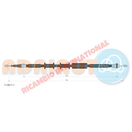 Rear Handbrake Cable - Fiat Barchetta - Brake Parts and Components