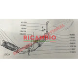 Rear Heater Control Knob - Classic Fiat 500,126 - Heating and Cooling