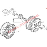 Rear Hub Assembly - Fiat Uno Turbo Strada/Ritmo Abarth - Steering - Shaft & Suspension