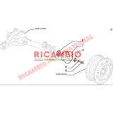Rear Hub & Bearing Complete - Classic Fiat Panda - Suspension and Related Parts