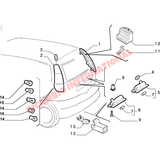 Rear Lamp Extension Nut - Fiat Punto MK1 - Lighting