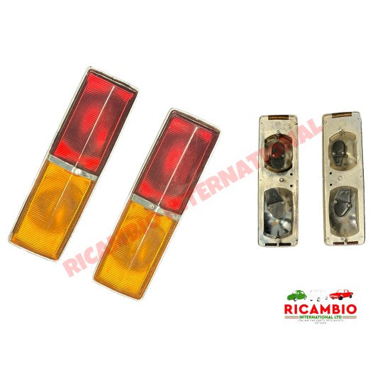 Rear Lamp Kit - Fiat 124 Saloon - Lights - Lamps & Lenses