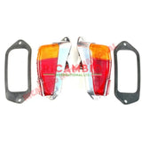 Rear Lamp & Rubber Seal Kit - Classic Fiat 500 - Lighting & Associated Items
