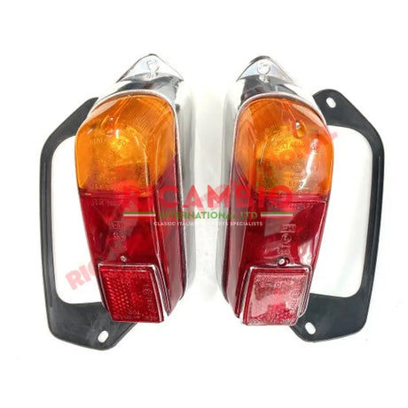 Rear Lamp & Rubber Seal Kit - Classic Fiat 500 - Lighting & Associated Items