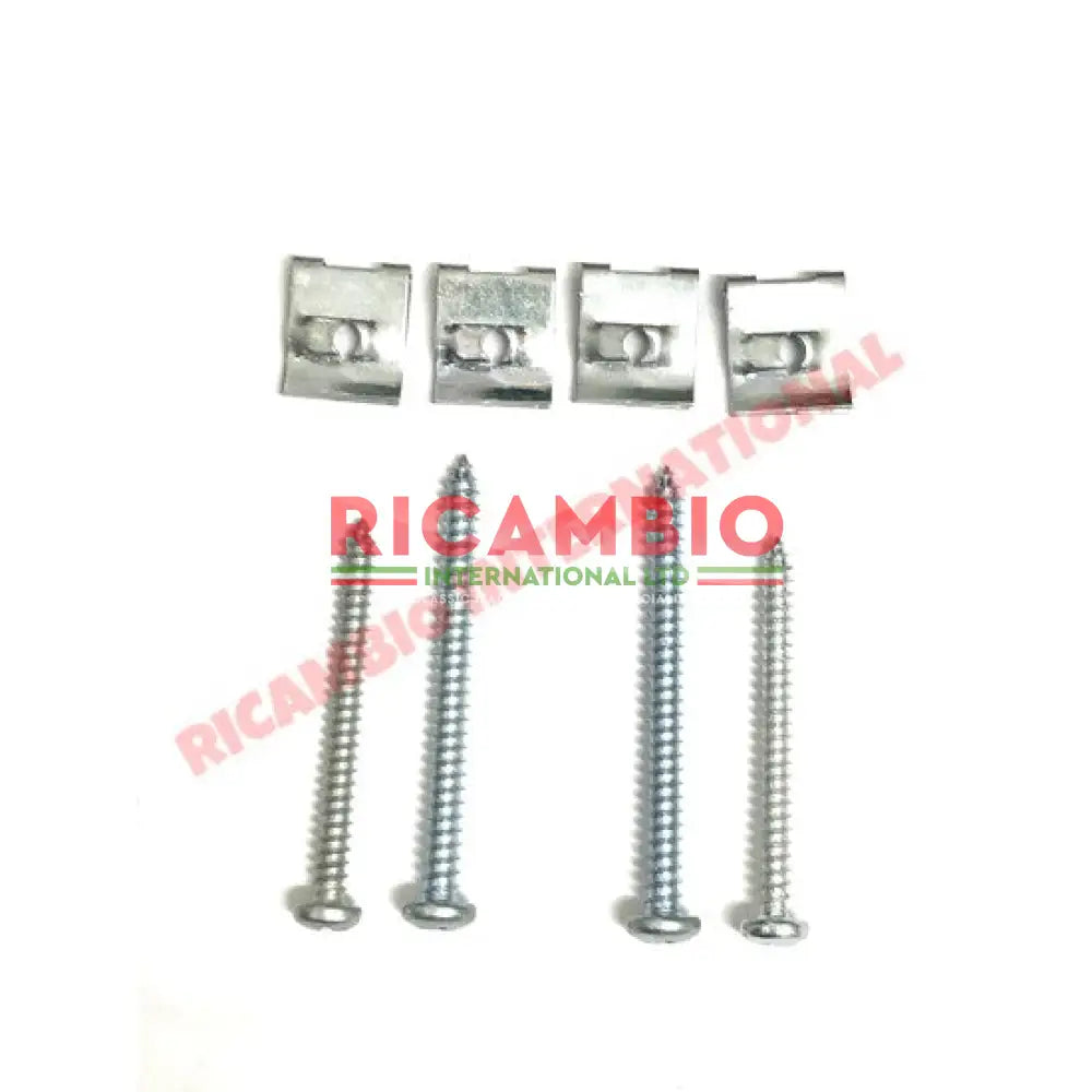 Rear Lamp Screw & Clip Kit - Classic Fiat 500 - Lights - Lamps and Lenses