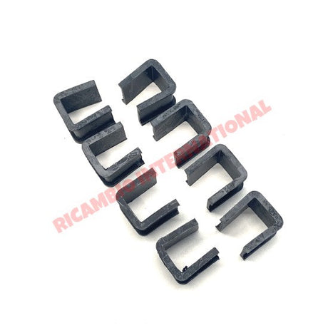 Rear Leaf Spring Clip Seal Kit (8 piece) - Lancia Fulvia - Suspension