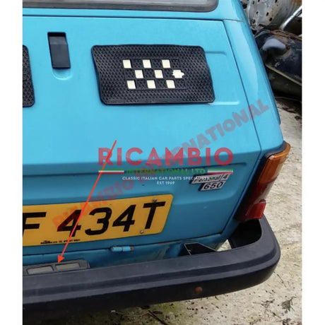Rear Number Plate Lamp - Fiat 126 early series 1 & 2 - Lights - Lamps & Lenses