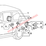 Rear Number Plate Lamp - Fiat 126 - Lights - Lamps & Lenses