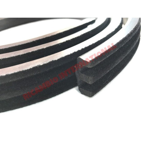 Rear Opening Sliding Window Double Channel - Classic Fiat 500 - Window Seals & Associated Parts