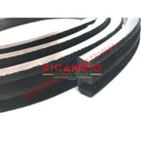 Rear Opening Sliding Window Double Channel - Classic Fiat 600 Multipla - Gasket - Seals - Grommets and Rubber Parts