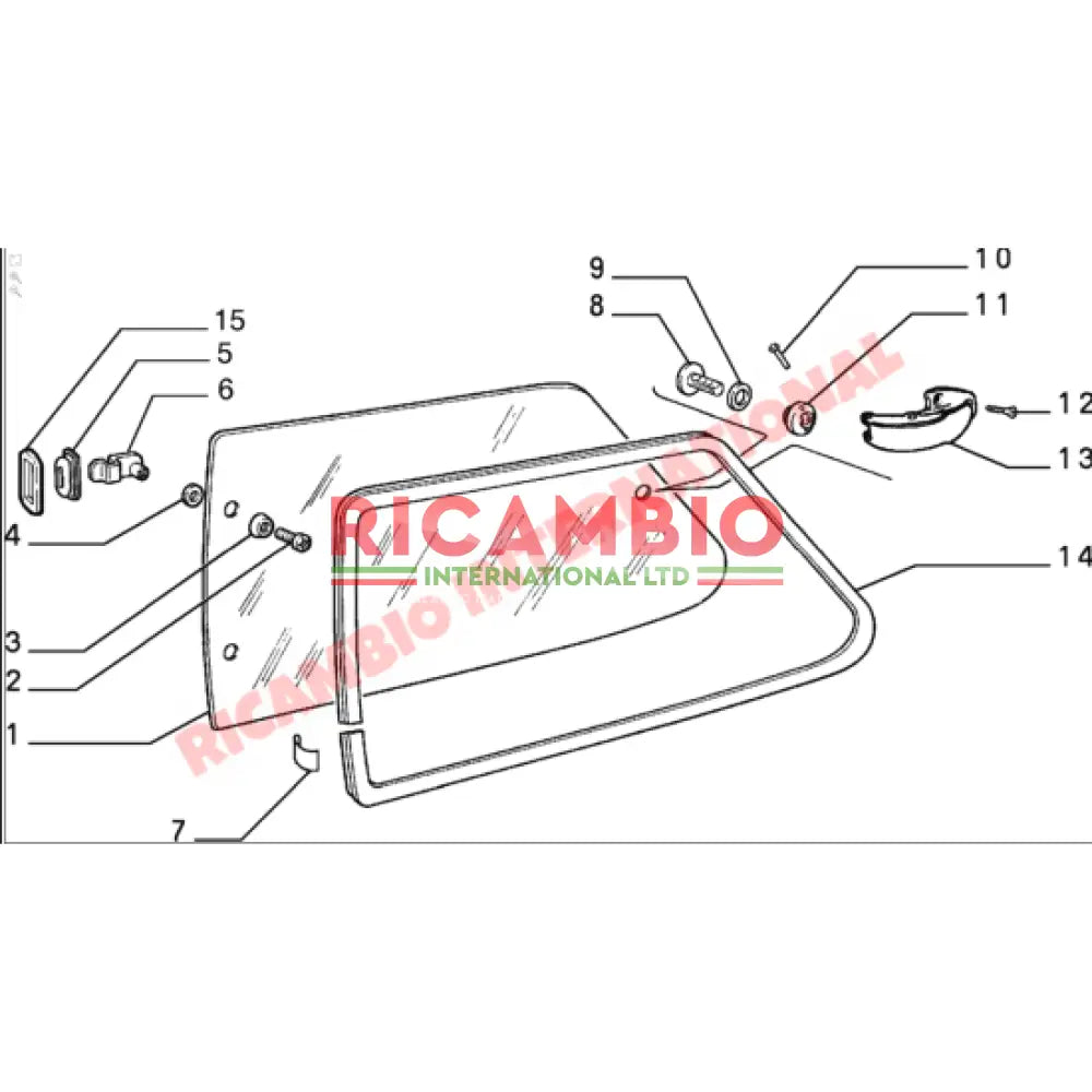 Rear Opening Window Lock - Classic Fiat Panda Uno - Handles - Locks and Catches