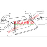 Rear Opening Window Lock - Classic Fiat Panda Uno - Handles - Locks and Catches